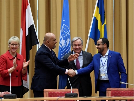 رسميا : الحوثيون يتحدون المجتمع الدولي ويتمردون على اتفاق السويد.. ويطلقون تهمة خطيرة على باتريك