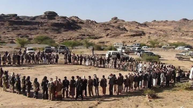 هــــام: قبائل ”بني مفتاح” في القفر تعلن الانتفاضة المسلحة ضد الحوثيين