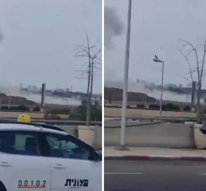 شاهد.. استهداف مطار بن غوريون الإسرائيلي في تل أبيب بصاروخ أطلق من قطاع غزة