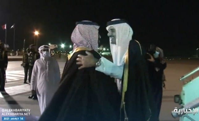 بن سلمان يستقبل أمير قطر