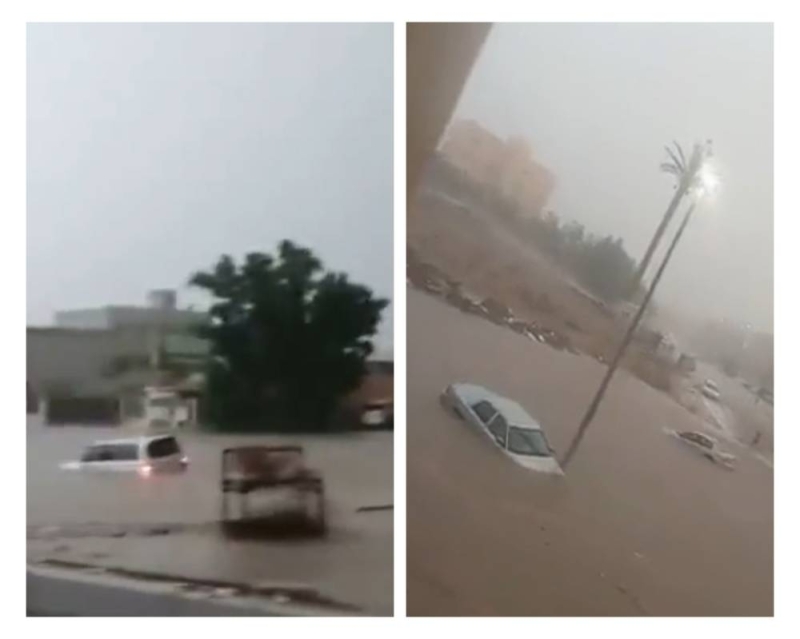 السعودية: تسجيل (فيديو) يظهر غرق المركبات والشوارع بسبب سيول الأمطار الغزيرة في جدة (شاهد)