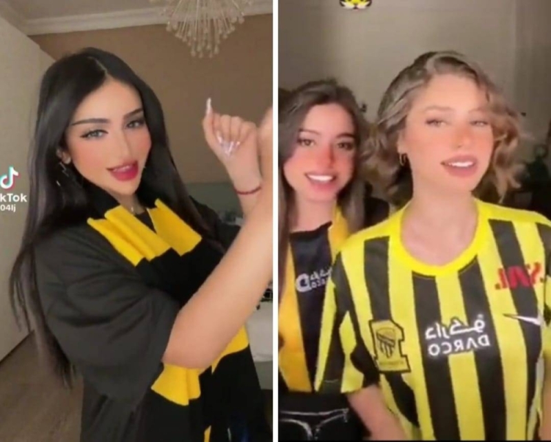 شاهد.. فتيات يحتفلن بفوز الاتحاد السعودي بالدوري.. ويرقصن على أنغام أغنية "عسل النحل الإتي ياهو"